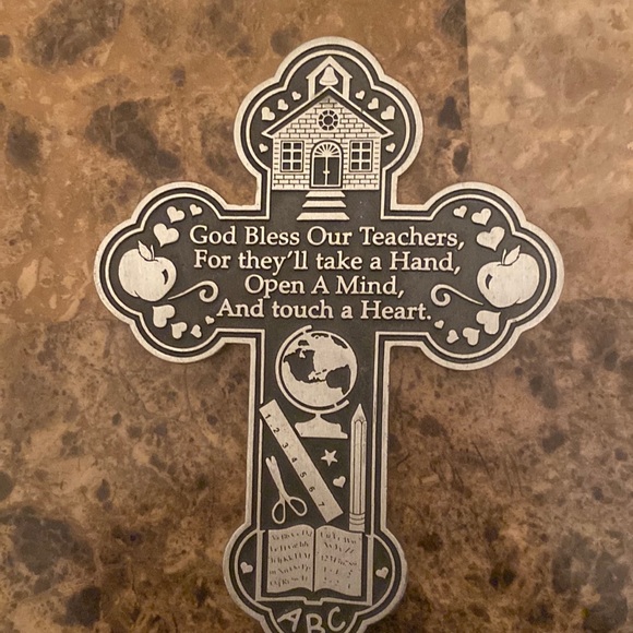 Other - Teachers Message Wall Cross - NWOT